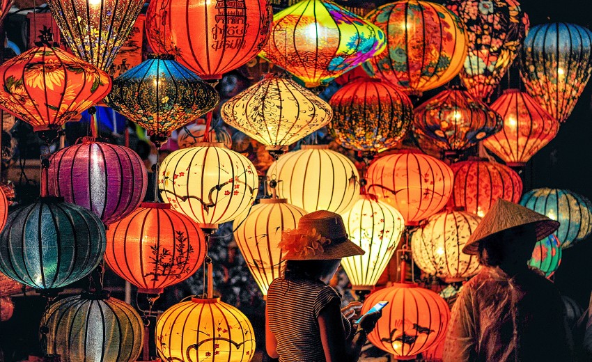 Color Paper Lanterns