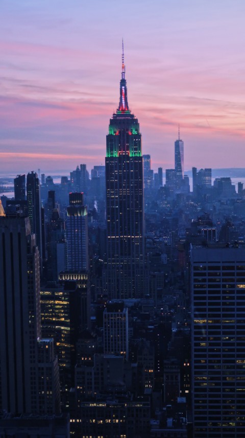 Empire State Building at Sunset