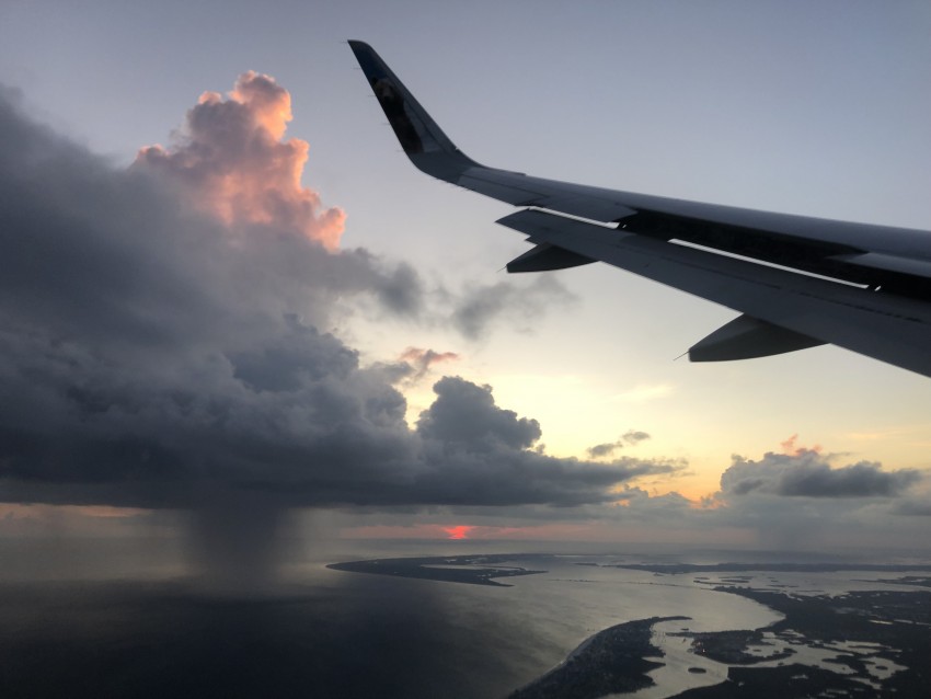 Flight over the Islands